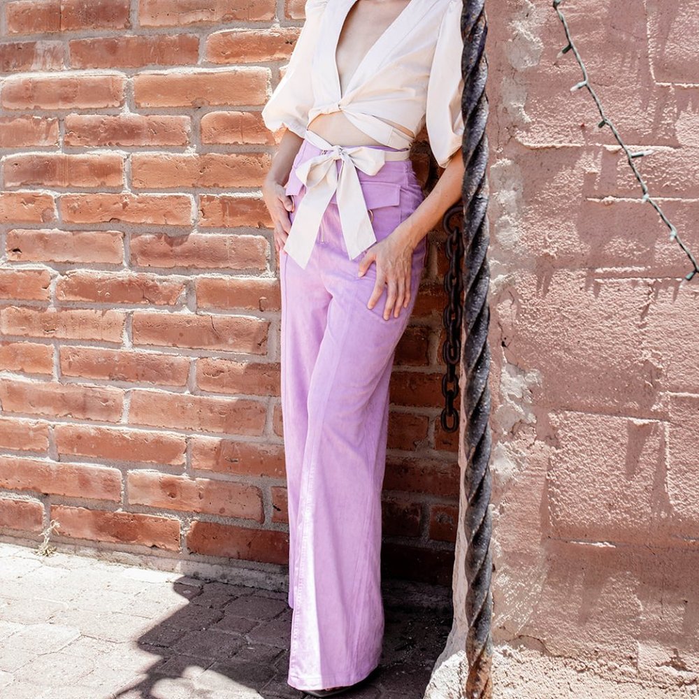 Amy Lynn Lilac Trousers